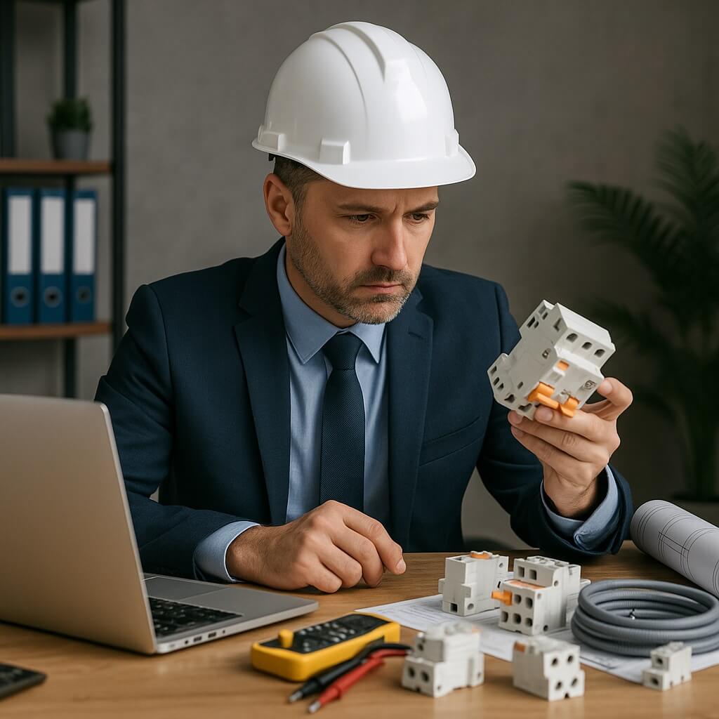 تأمین قطعات برق و تاسیسات